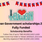 Taiwan Government scholarships