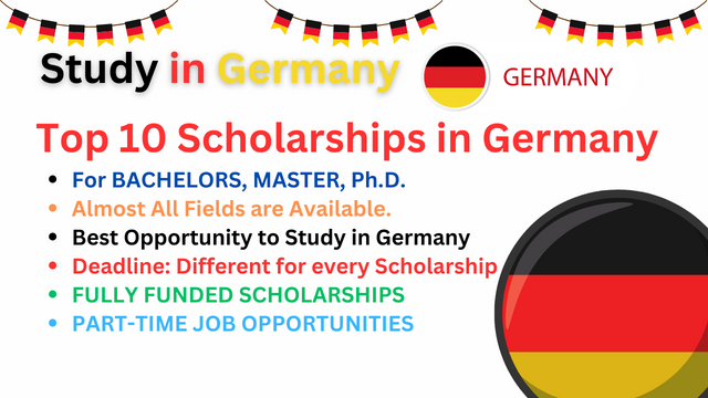 Top 10 Scholarships in Germany