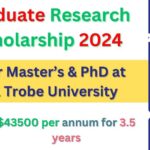 Graduate Research Scholarship 2024 at La Trobe University