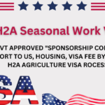 US H2A Seasonal Work Visa
