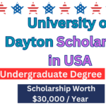 University of Dayton Scholarship in USA